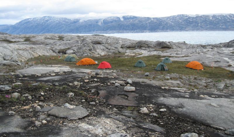 Greenland field camp