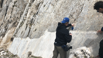 Monte Vettore fault scarp